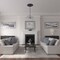 Ekena Millwork Bellona Ceiling Medallion (Canopies up to 3 5/8"), 23 5/8"OD x 3 5/8"ID x 1 1/8"P, Midnight Dream CM23BEMDF - alternate 3
